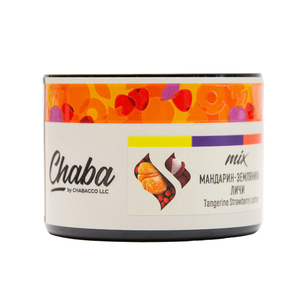 Безникотиновая смесь Chaba Mix Tangerine Strawberry Lychee Nicotine Free 40 грамм в Калининграде