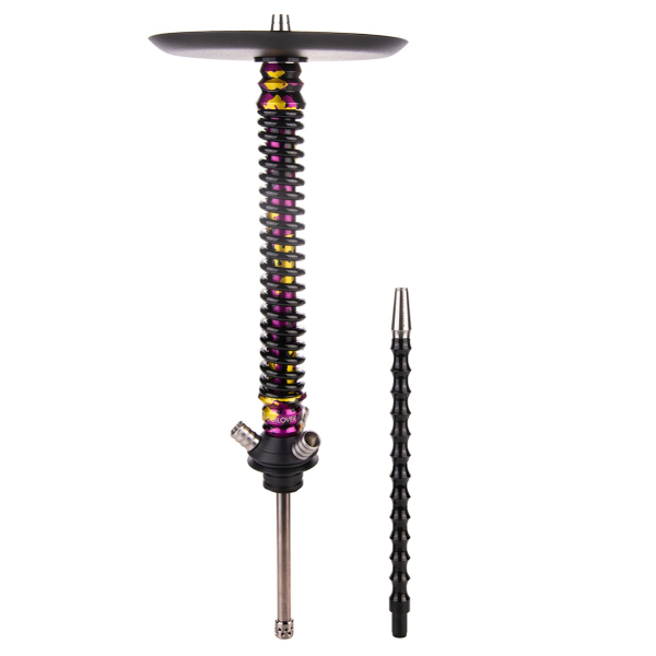 Кальян Mamay Customs Coilover Большой   Пурпурный/золотой Камуфляж Чёрный в Калининграде