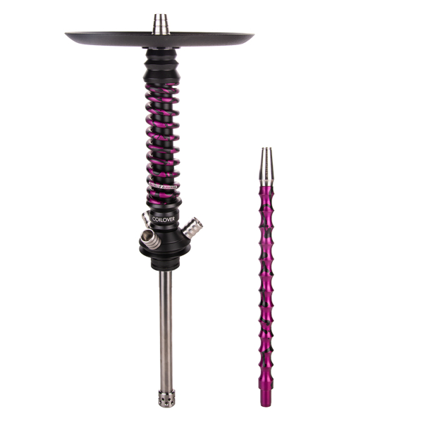 Кальян Mamay Customs Coilover Mini  Чёрный Пурпурный Сплеш в Калининграде