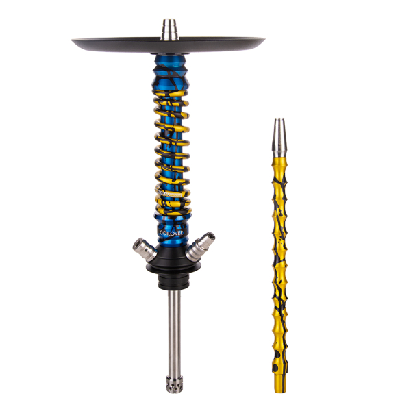 Кальян Mamay Customs Coilover Mini   Синий Сплеш Золотой Сплеш в Калининграде