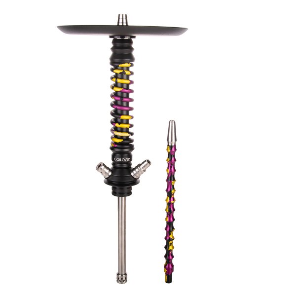Кальян Mamay Customs Coilover Mini   Чёрный Пурпурный/золотой Камуфляж в Калининграде