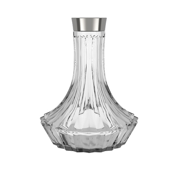 Колба Alpha Hookah Craft Twistlock На Резьбе Прозрачная  Silver в Калининграде