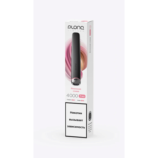 Электронка Plonq Plus Pro Black Японская Слива 4000 затяжек в Калининграде