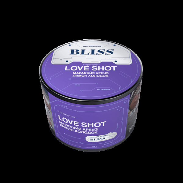 Табак Bliss Love Shot Маракуйя Арбуз Лимон Холодок 40 грамм в Калининграде