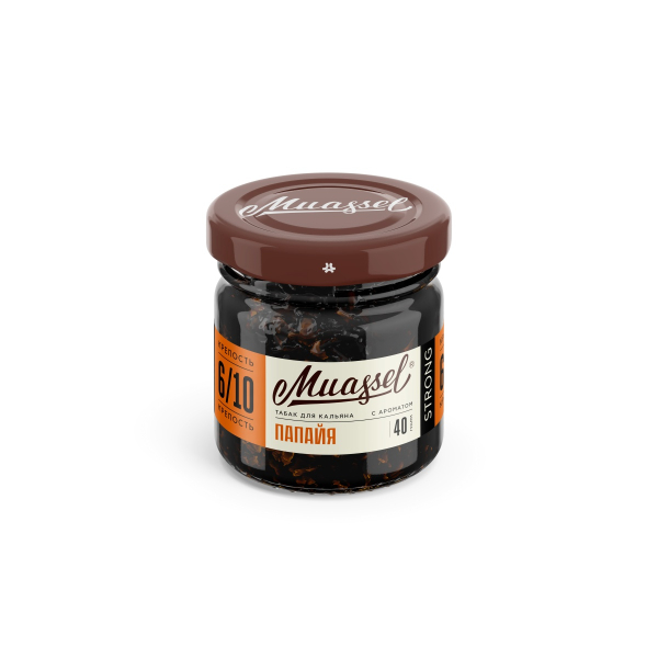 Табак Muassel Extra Strong Папайя 40 грамм в Калининграде