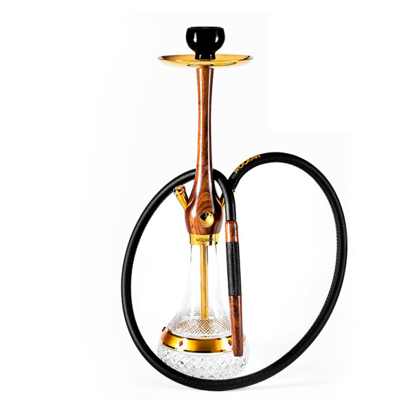Кальян Wookah Walnut Gold Amber Click (золотой, 64 см) в Калининграде